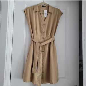 NWT Suzy Shier Size XS Safari Style Dress